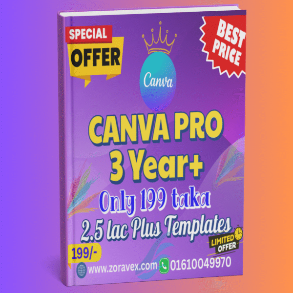 🔥 Canva Premium Account – সহজে গ্রাফিক্স ডিজাইন, লাইফটাইম মাত্র ১৯৯ টাকায়! 🔥