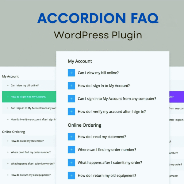 Accordion FAQ – Ultimate WordPress Plugin