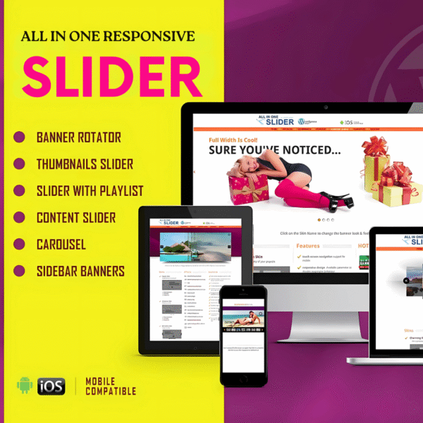 All In One Slider – Ultimate Responsive WordPress Plugin