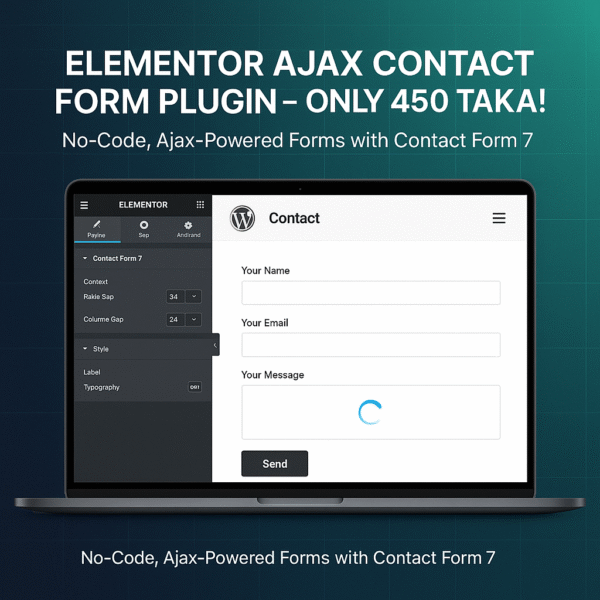 Elementor Ajax Contact Form Plugin | Contact Form 7 Integration