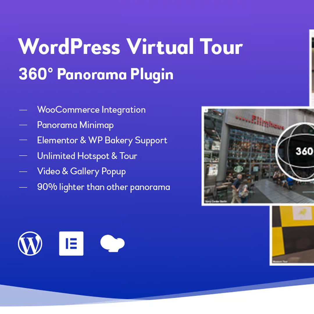 WordPress Virtual Tour 360 Panorama Plugin