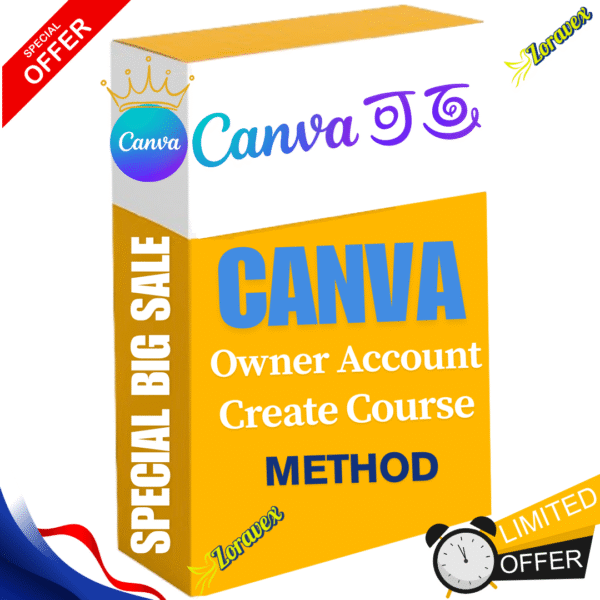 🎨 Canva Owner Account Create Course – প্রিমিয়াম একাউন্ট বানান নিজেই! মাত্র ৮৯৯ টাকায়!