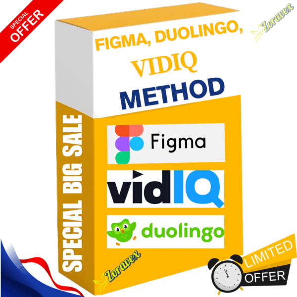 🚀 Figma, Duolingo, Vidiq Method – মাত্র ৩৯৯ টাকায় ৩টি প্রিমিয়াম টুলের স্মার্ট ব্যবহার শিখুন!
